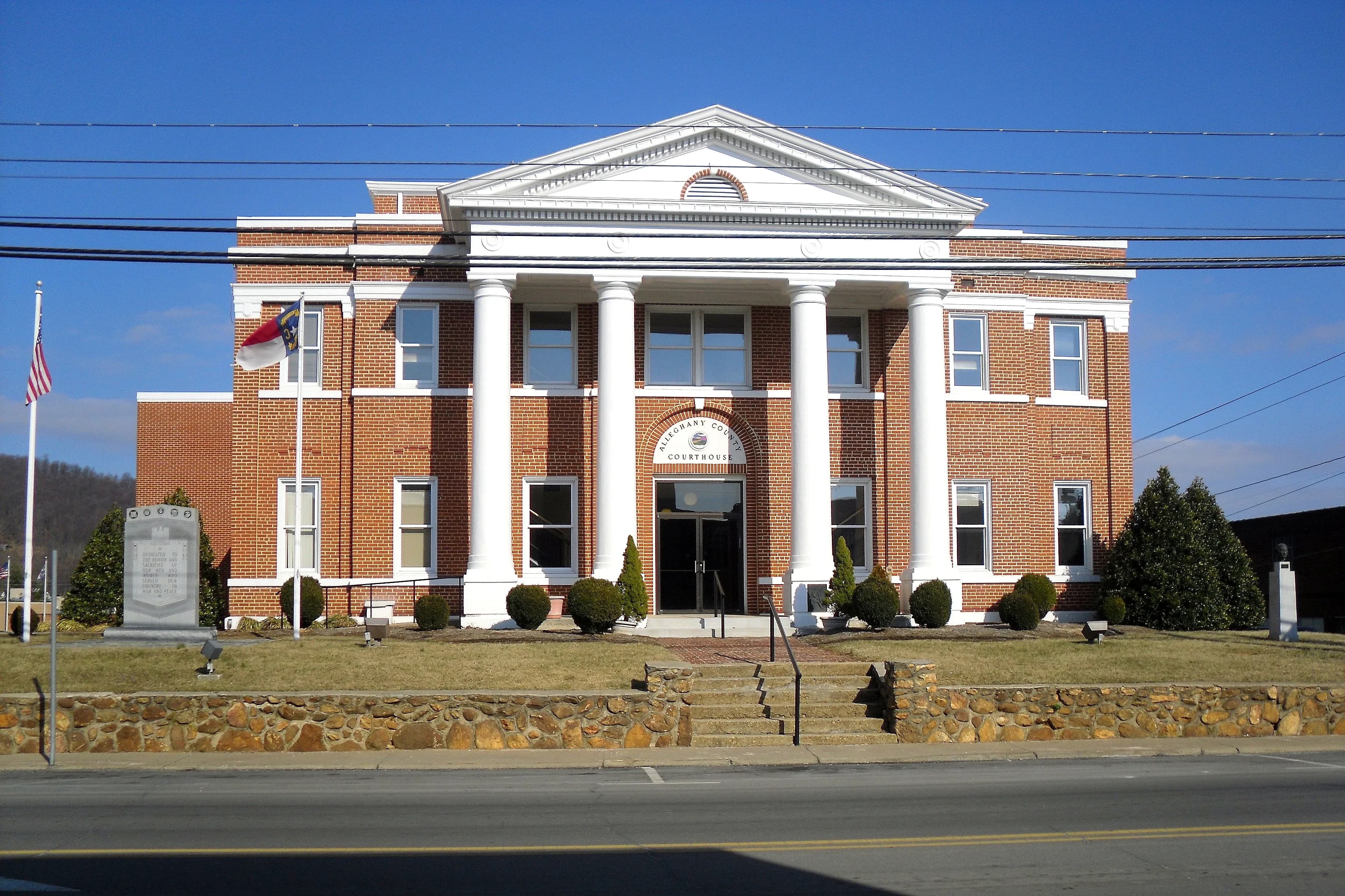 Excavation contractor jobsite in Alleghany County, NC
