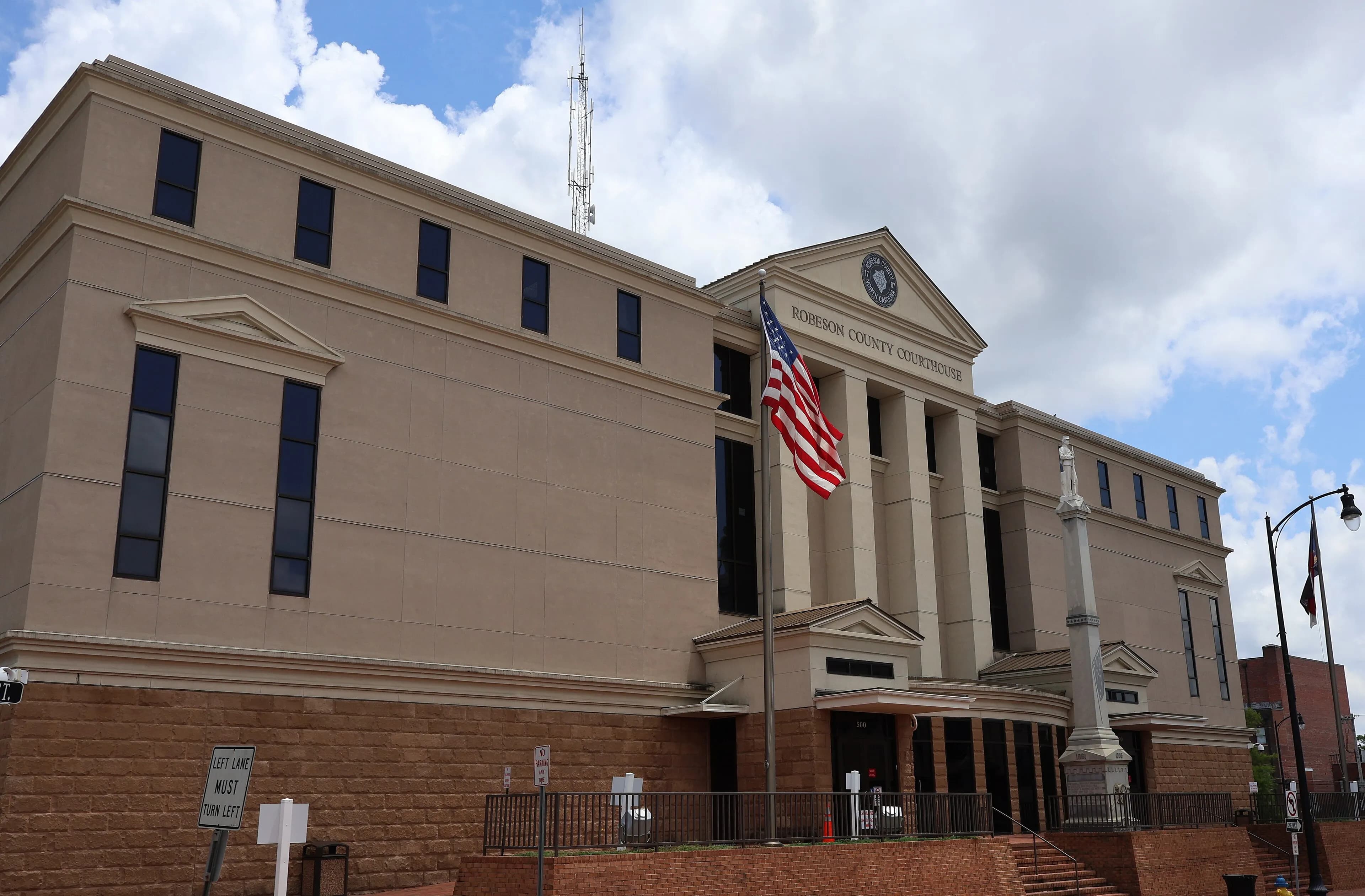 Excavation contractor jobsite in Robeson County, NC