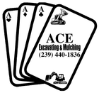 Ace excavating and mulching llc logo