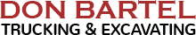Don Bartel Trucking & Excavating logo
