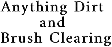 Anything Dirt and Brush Clearing logo
