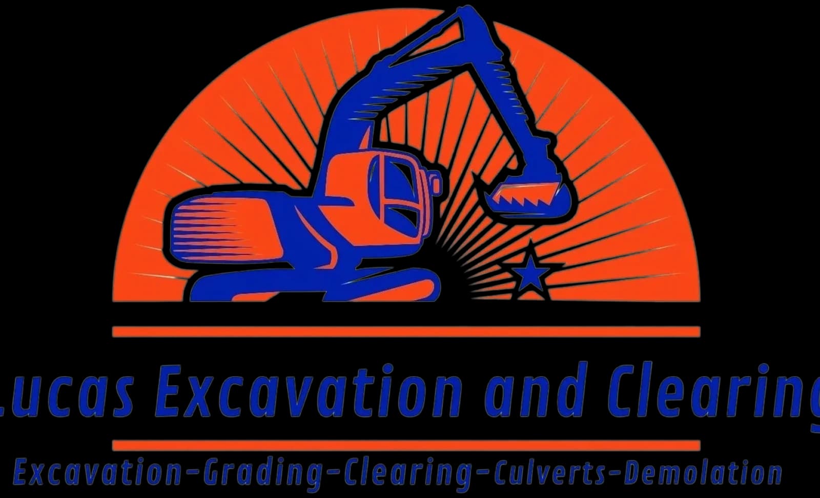 Lucas Excavation and Clearing logo