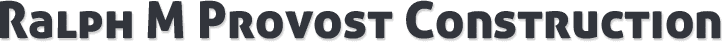 Ralph M. Provost Construction logo