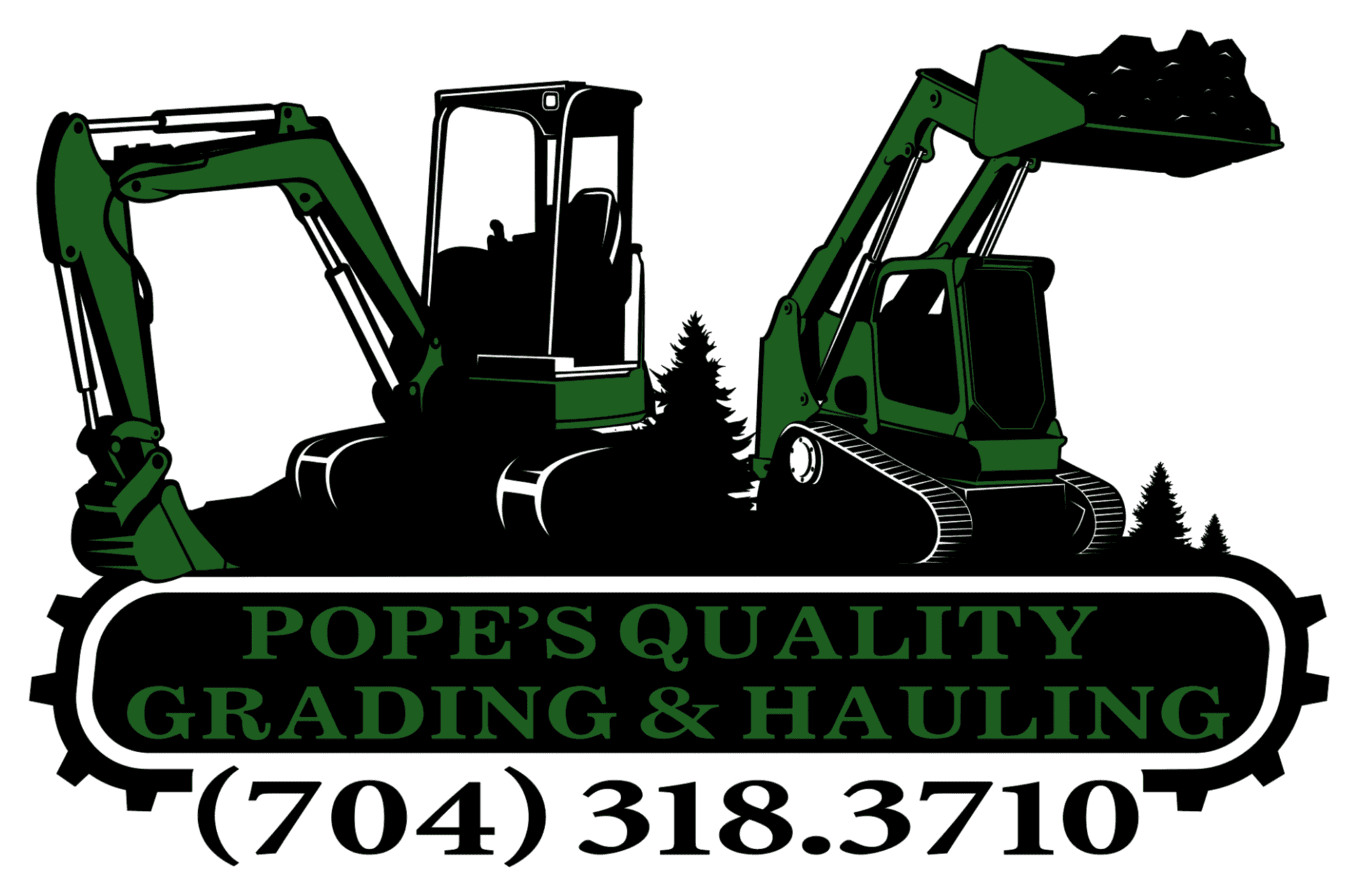 Pope's Quality Grading & Hauling logo