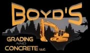 Boyd's Grading&Concrete logo