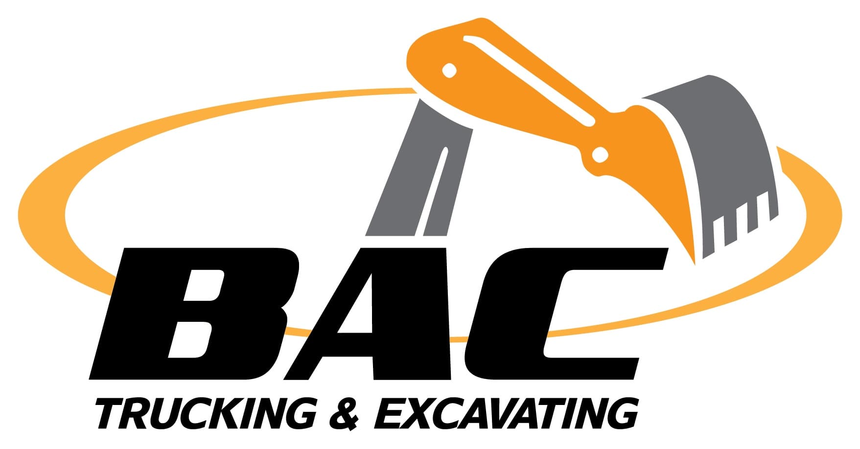 BAC TRUCKING & EXCAVATING logo