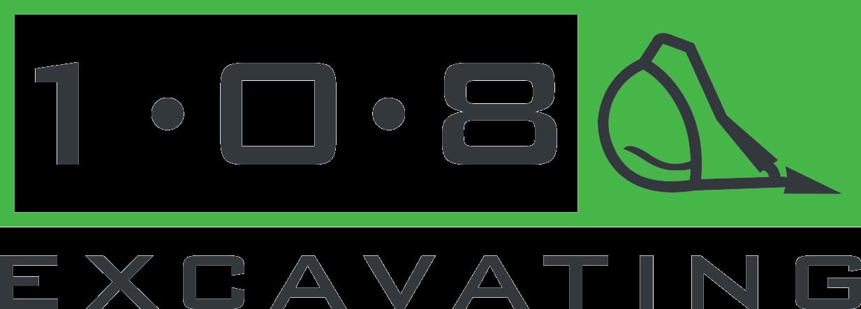108 Excavating logo