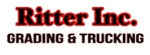 Ritter Inc. Grading & Trucking logo