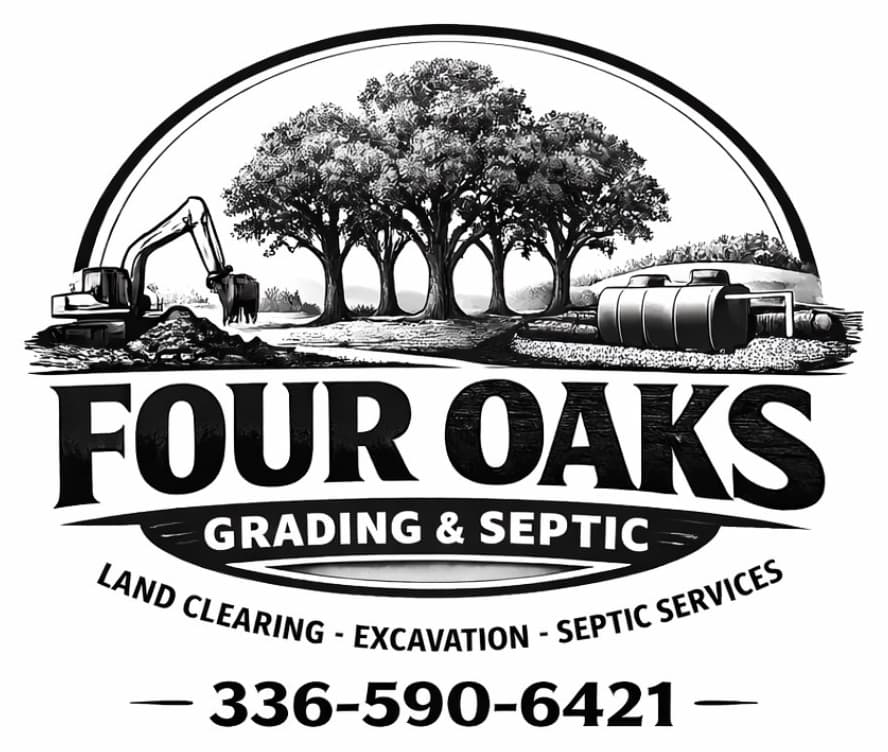 Four Oaks Grading and Septic LLC logo